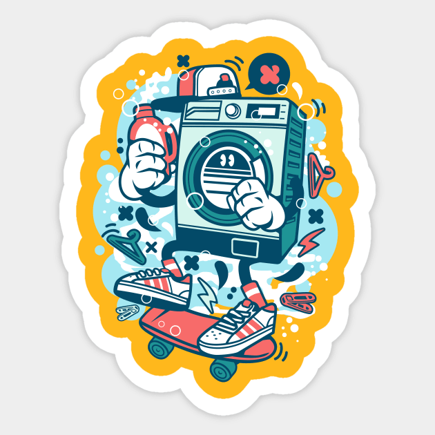 Wash day Sticker by Superfunky